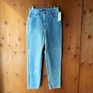 Liz Claiborne Vintage Blue Cotton High Rise Denim Jeans